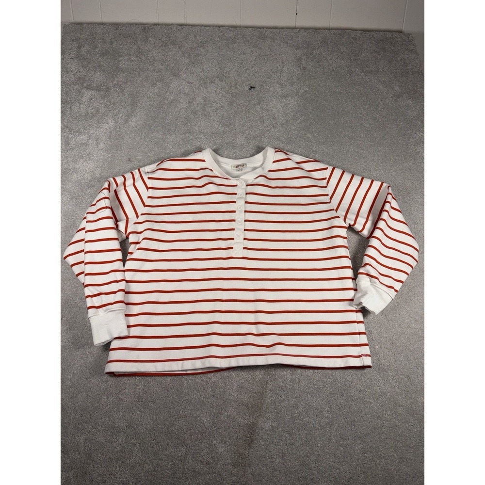 Molly Yeh Women's French Terry‎ Henley Shirt Xl Sweat Shirt